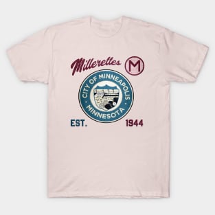 Minneapolis Millerettes • AAGPBL Patch • Minneapolis, Minnesota T-Shirt